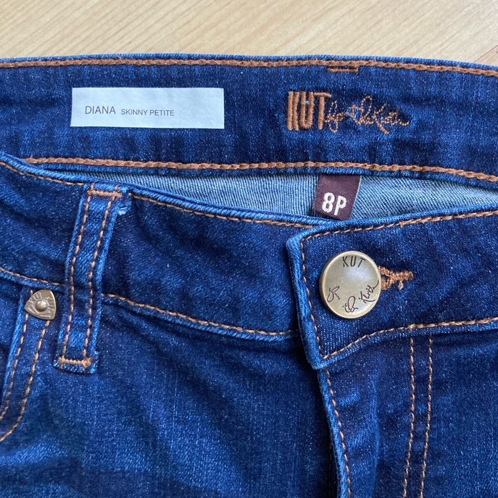Kut from the Kloth Diana Modern Skinny Jeans Size 8P - Picture 2 of 6